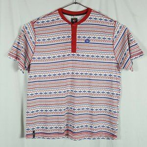 Enyce Sean Combs Mens T-Shirt 5XL Striped Aztec